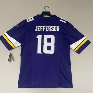 Minnesota Vikings  Football Jersey MEN'S MEDIUM Justin Jefferson #18
